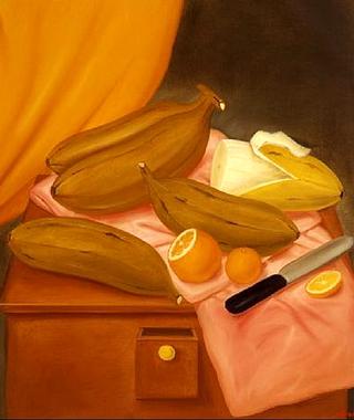 Still Life with Bananas and Oranges