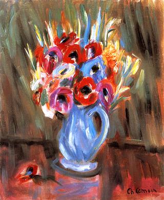 Vase of Anemones