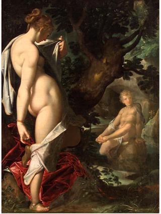 Hermaphrodite and the Nymph Salmacis