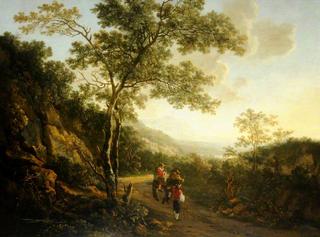 Landscape with Figures, Evening