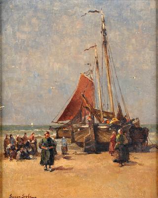 Fishermen Unloading the Catch