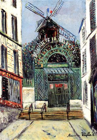 Moulin de la Galette, rue Lepic