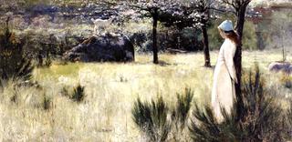 Girl with a Goat