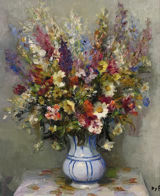 Bouquet with delphinium