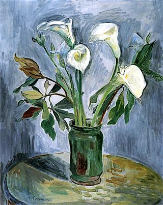 Still Life of Calla Lilies