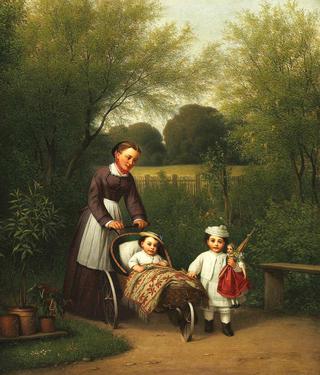 A Nanny with Two Children