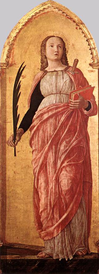 San Luca Altarpiece (detail)