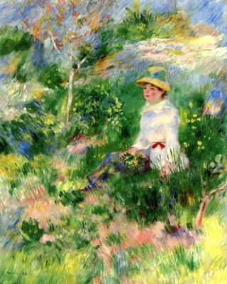 Summer: Young Woman in a Flowery Field