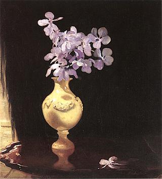 Mauve Orchids in a Vase