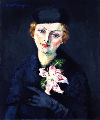 Woman with an Orchid