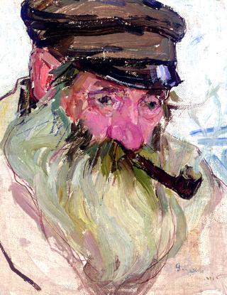 Old Jew with Pipe