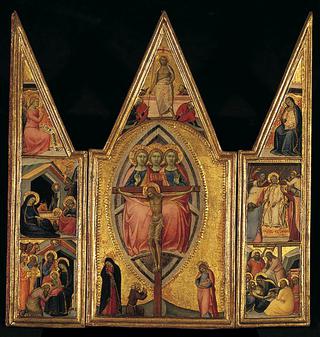 The Trinity and the Crucifixion, with Scenes from the Life of Christ