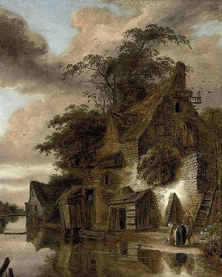 A Cottage by a River