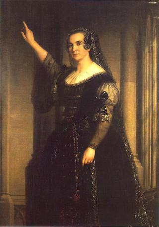 Mrs. Schodel in the Role of Elisabeth Szilágyi