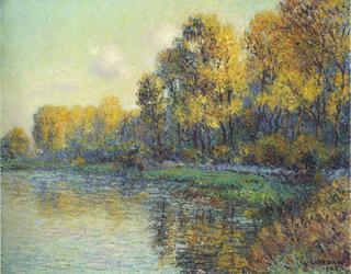 By the River in Autumn