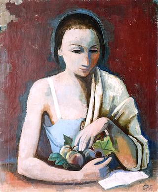 Girl with Peaches