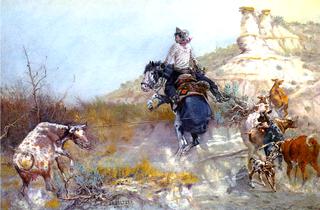 Roping a Steer