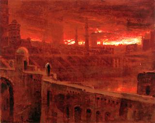 Christian Leaving the City of Destruction: 'The people that walked in darkness etc.'