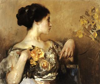 Lady with a Corsage