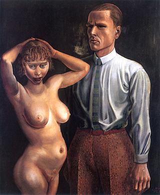Self-Portrait with Naked Model
