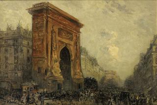 Paris, the Porte Saint-Denis