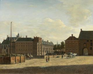 The Plaats with the Binnenhof and the Gevangenpoort, the Hague