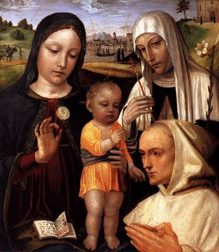 Madonna and Child, St Catherine and the Blessed Stefano Maconi