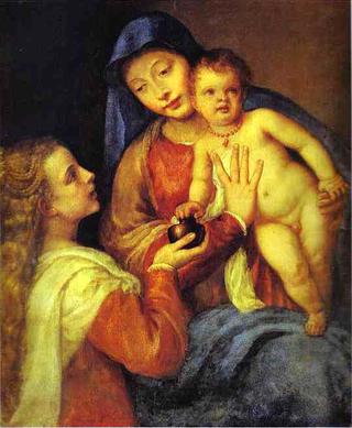 圣母子与抹大拉的马利亚