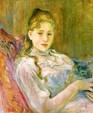 Girl with Cat