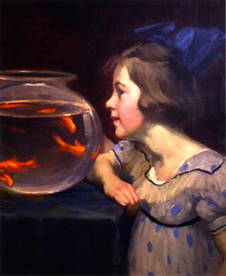 Girl and Goldfish