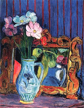 Flowers in front of a Mirror