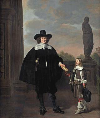 Frederick van Velthuysen with his Son Diederik van Veldhuyzen