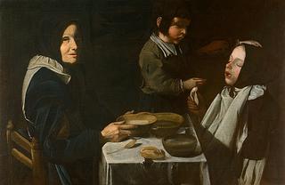 A Frugal Meal with Two Children