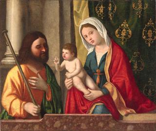 The Virgin and Child with Saint James Major