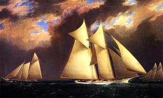The First America's Cup Race, August 8, 1870