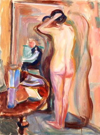 Nude in front of the Mirror