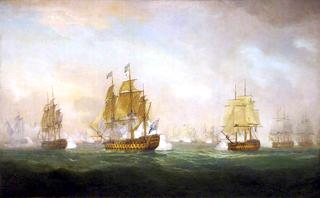 Admiral Sir Robert Calder's Action off Cape Finisterre, 23 July 1805