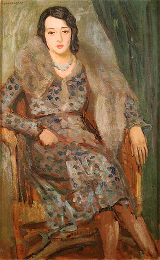 Portrait of the Artist's Wive in a Fox Stole