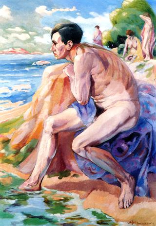 Man on a Beach
