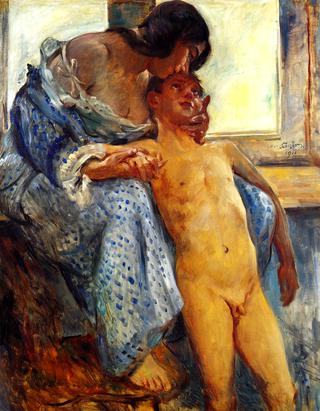 A Mother's Love (Portrait der Ehefrau Charlotte mit Sohn Thomas)