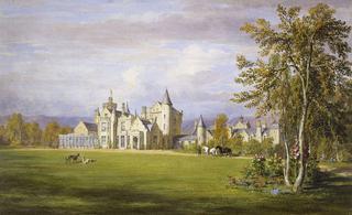 Old Balmoral Castle: garden front