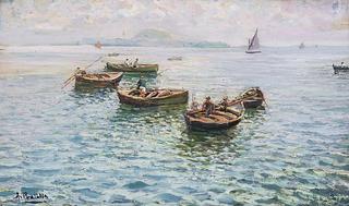 Seascape with Fishing Boats