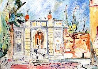 The Fountain at the Villa Romana (sketch)