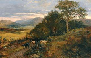 Scottish Landscape with Cows