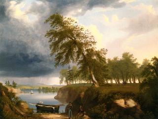 Landscape with Fisherman