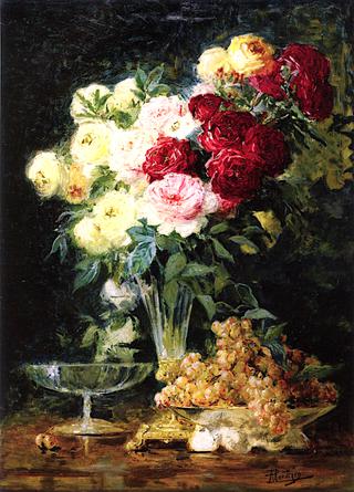 Vase of Roses