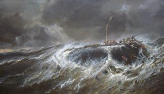 Naufrage du trois mats "Emily" en 1823 (Wreck of the "Emily" in 1823)