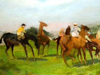 Study for 'Start at Goodwood'