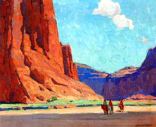 Riders in Canyon de Chelly