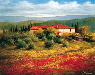 Landscape With Poppies